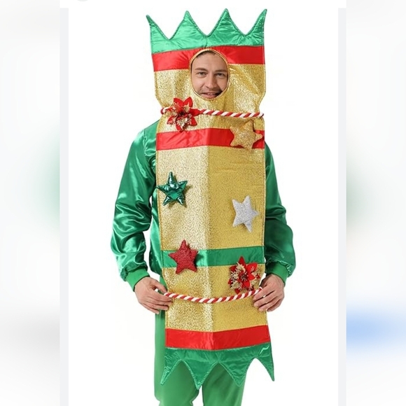 U Look Ugly Today Christmas Cracker 3 Piece Costume Size S - Picture 1 of 9